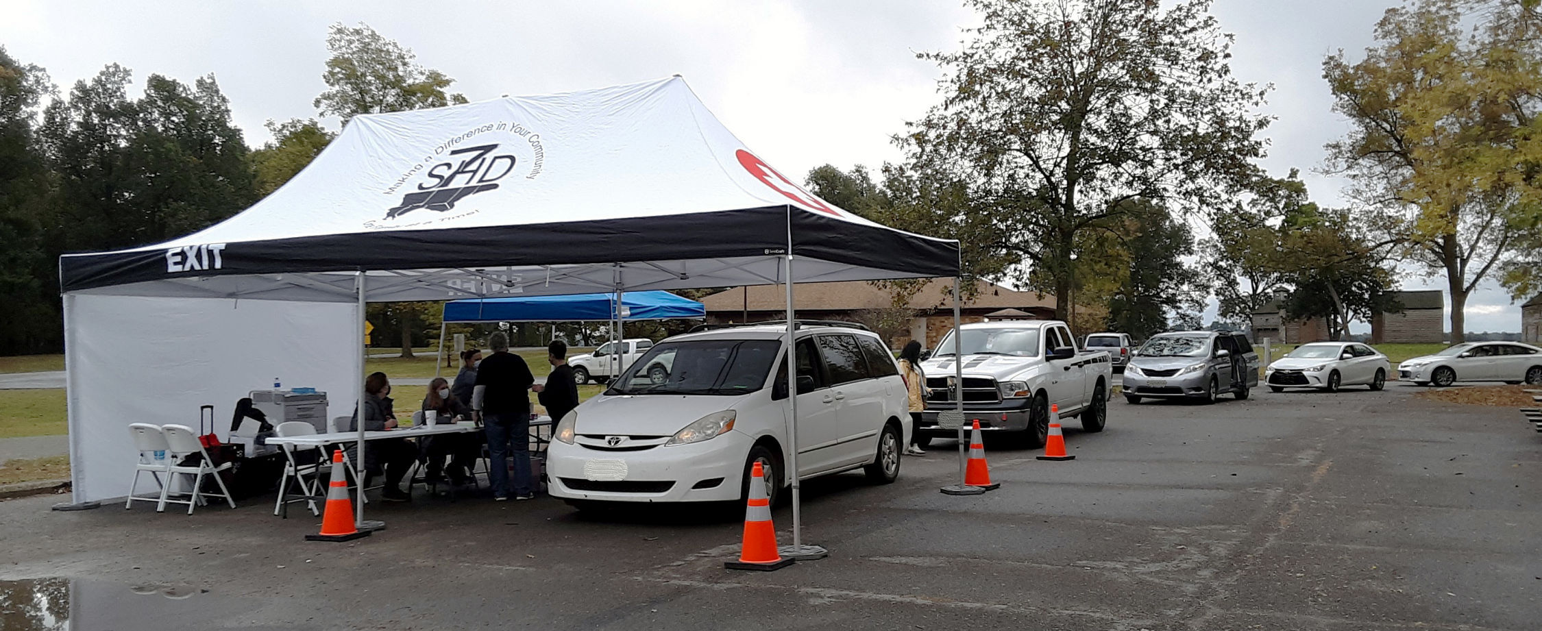 Drive-thru clinic